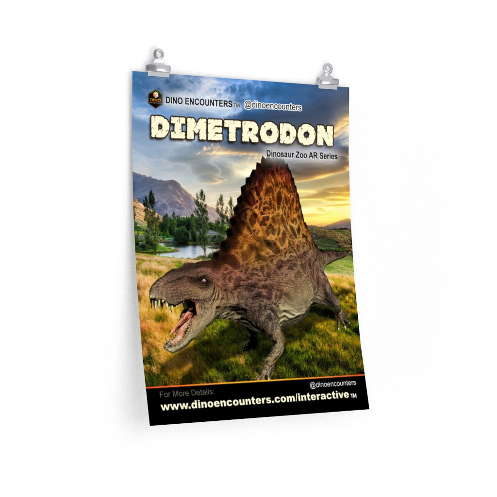 Dimetrodon Dinosaur Poster
