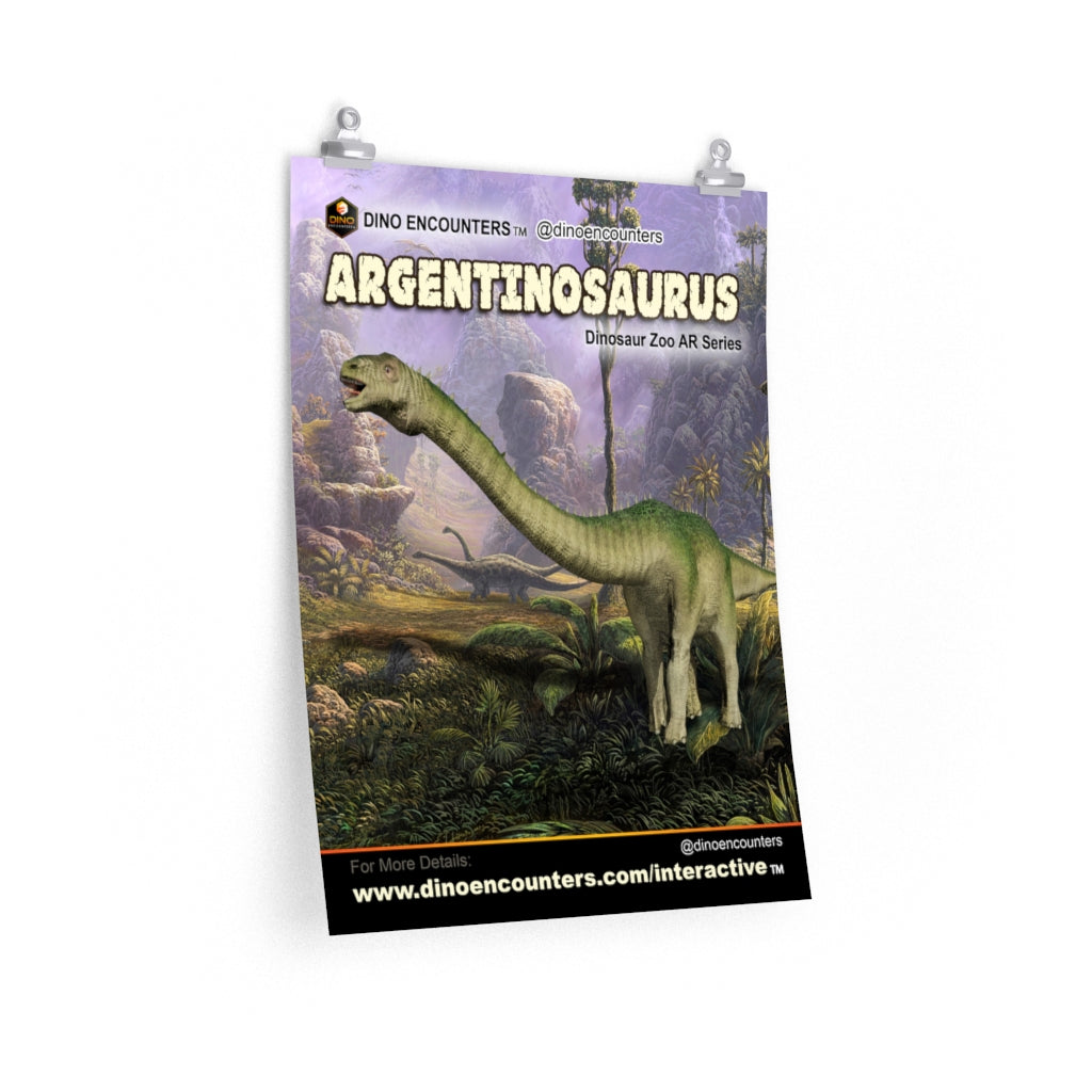 Argentinosaurus Dinosaur Poster