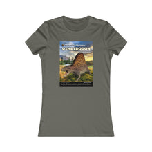 Load image into Gallery viewer, DinoEncounters Dimetrodon Augmented Reality Dinosaur Women's Fitted T-shirt