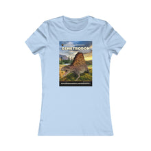 Load image into Gallery viewer, DinoEncounters Dimetrodon Augmented Reality Dinosaur Women's Fitted T-shirt