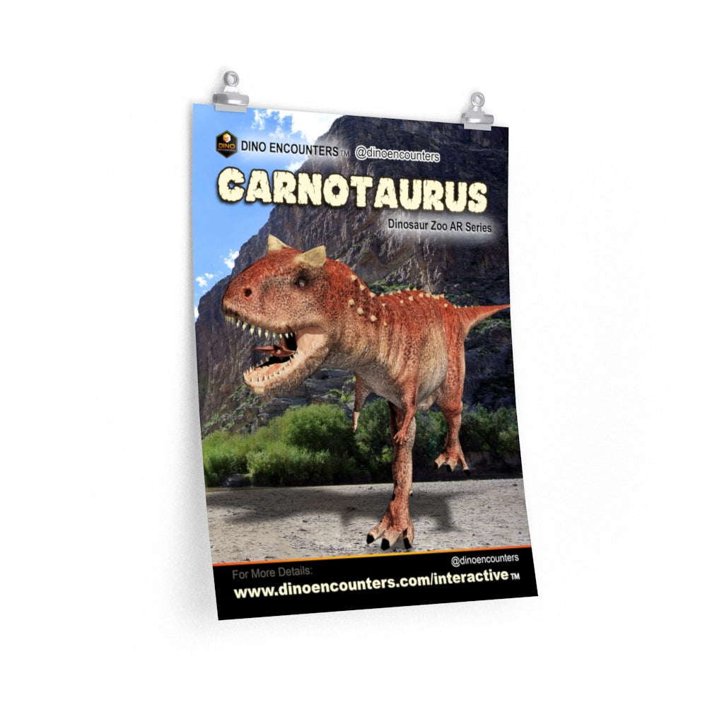 Carnotaurus Dinosaur Poster