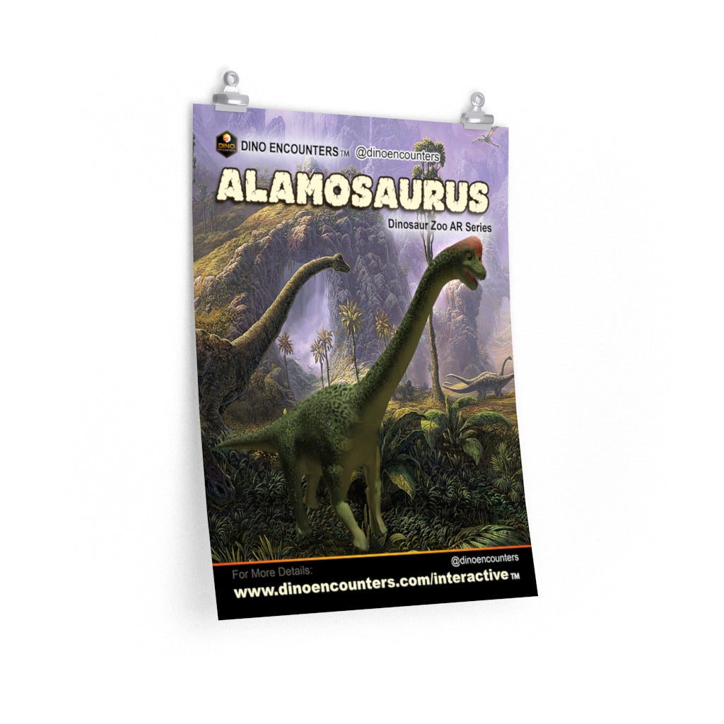 Alamosaurus Dinosaur Poster