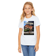 Load image into Gallery viewer, DinoEncounters Carnataurus Augmented Reality Dinosaur Youth T-Shirt
