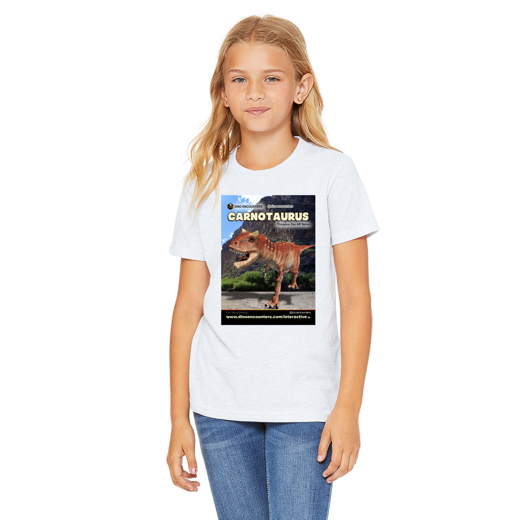 DinoEncounters Carnataurus Augmented Reality Dinosaur Youth T-Shirt