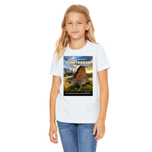 Load image into Gallery viewer, DinoEncounters Dimetrodon Augmented Reality Dinosaur Youth T-Shirt
