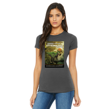 Load image into Gallery viewer, DinoEncounters Stygimoloch Augmented Reality Dinosaur Women's Fitted T-shirt
