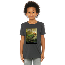 Load image into Gallery viewer, DinoEncounters Stygimoloch Augmented Reality Dinosaur Youth T-Shirt