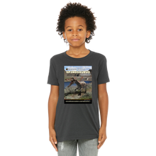 Load image into Gallery viewer, DinoEncounters Spinosaurus Augmented Reality Dinosaur Youth T-Shirt