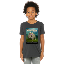 Load image into Gallery viewer, DinoEncounters Styracosaurus Augmented Reality Dinosaur Youth T-Shirt