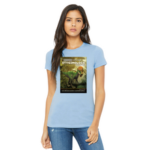 Load image into Gallery viewer, DinoEncounters Stygimoloch Augmented Reality Dinosaur Women's Fitted T-shirt