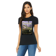 Load image into Gallery viewer, DinoEncounters Argentinosaurus Augmented Reality Dinosaur Women's Fitted T-shirt