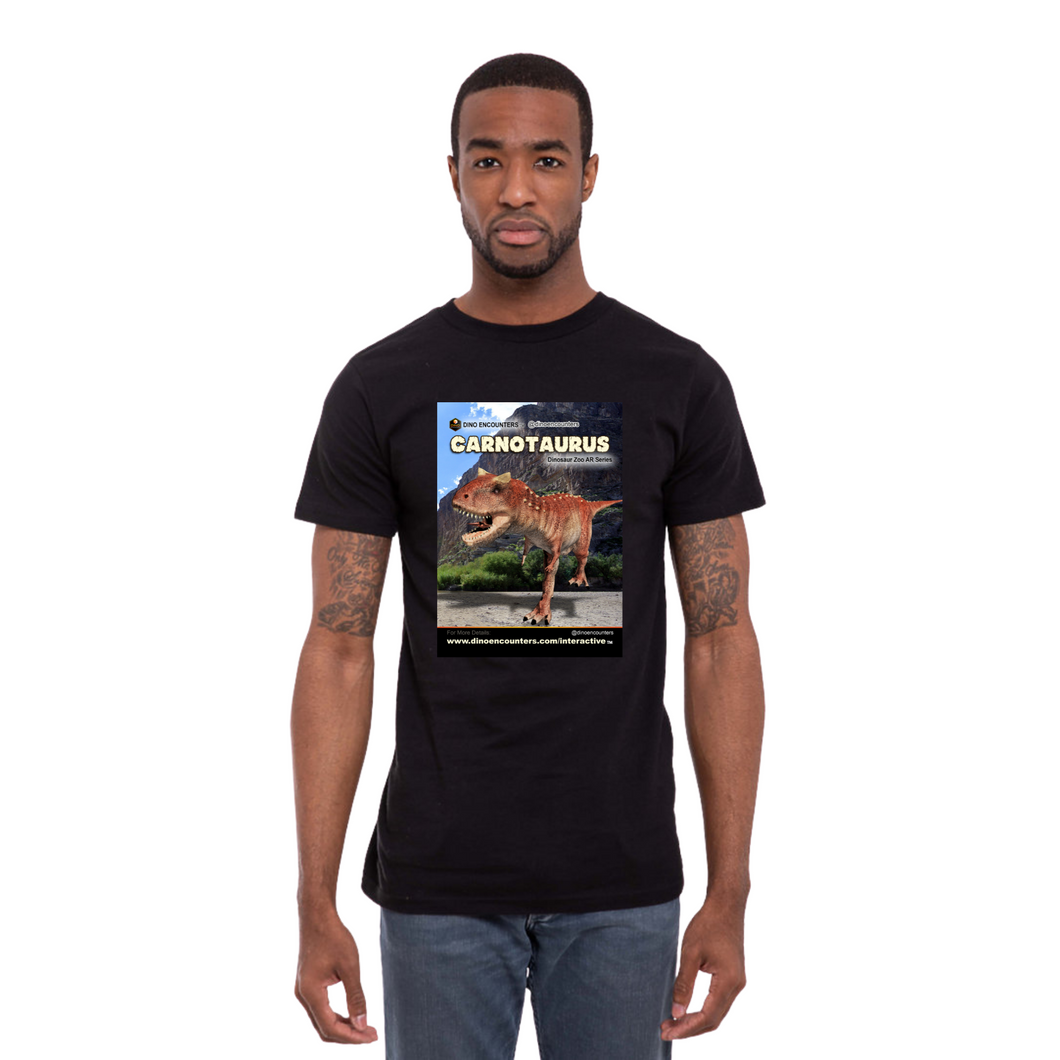 DinoEncounters Carnataurus Augmented Reality Dinosaur Men's T-shirt!