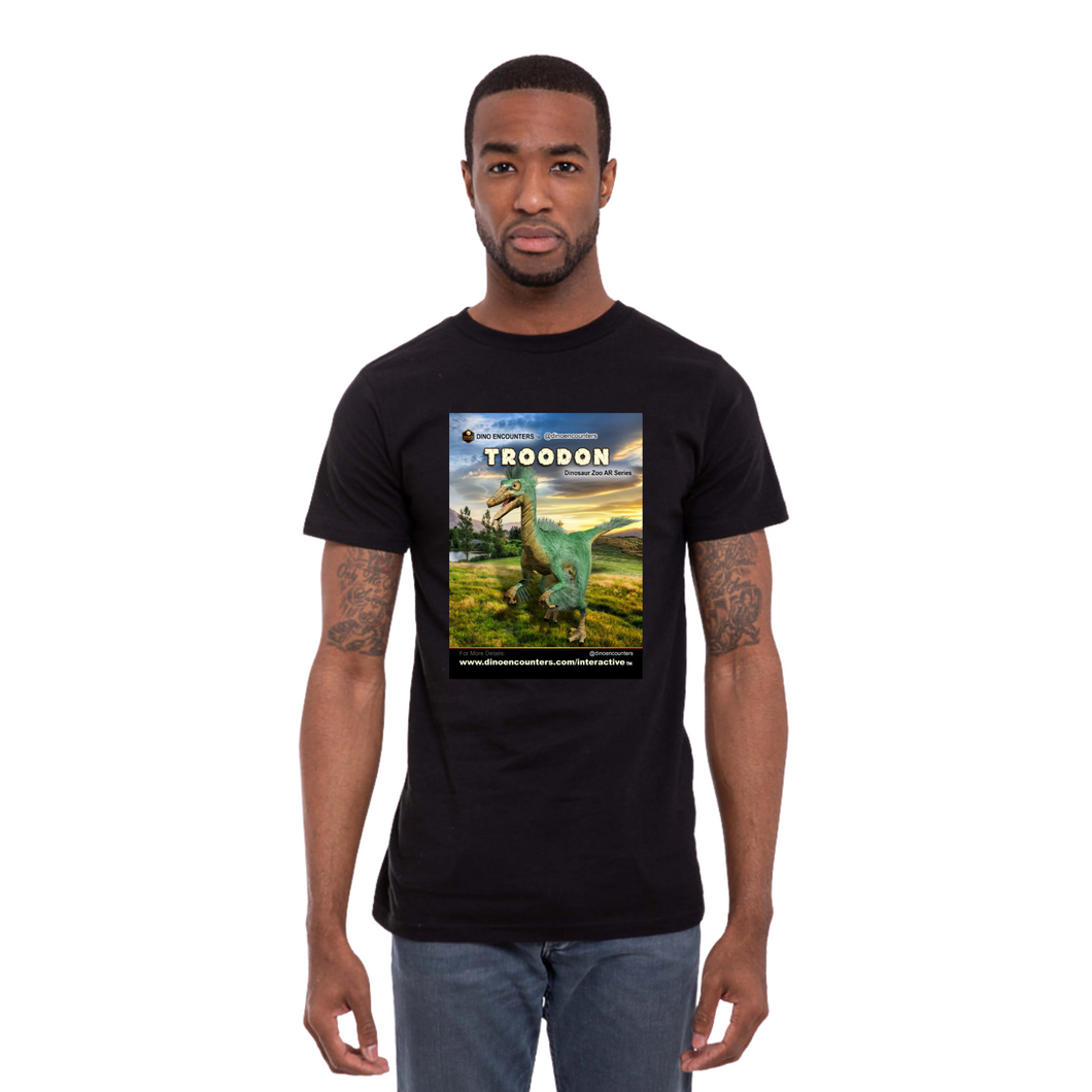 DinoEncounters Troodon  Augmented Reality Dinosaur Men's T-shirt!