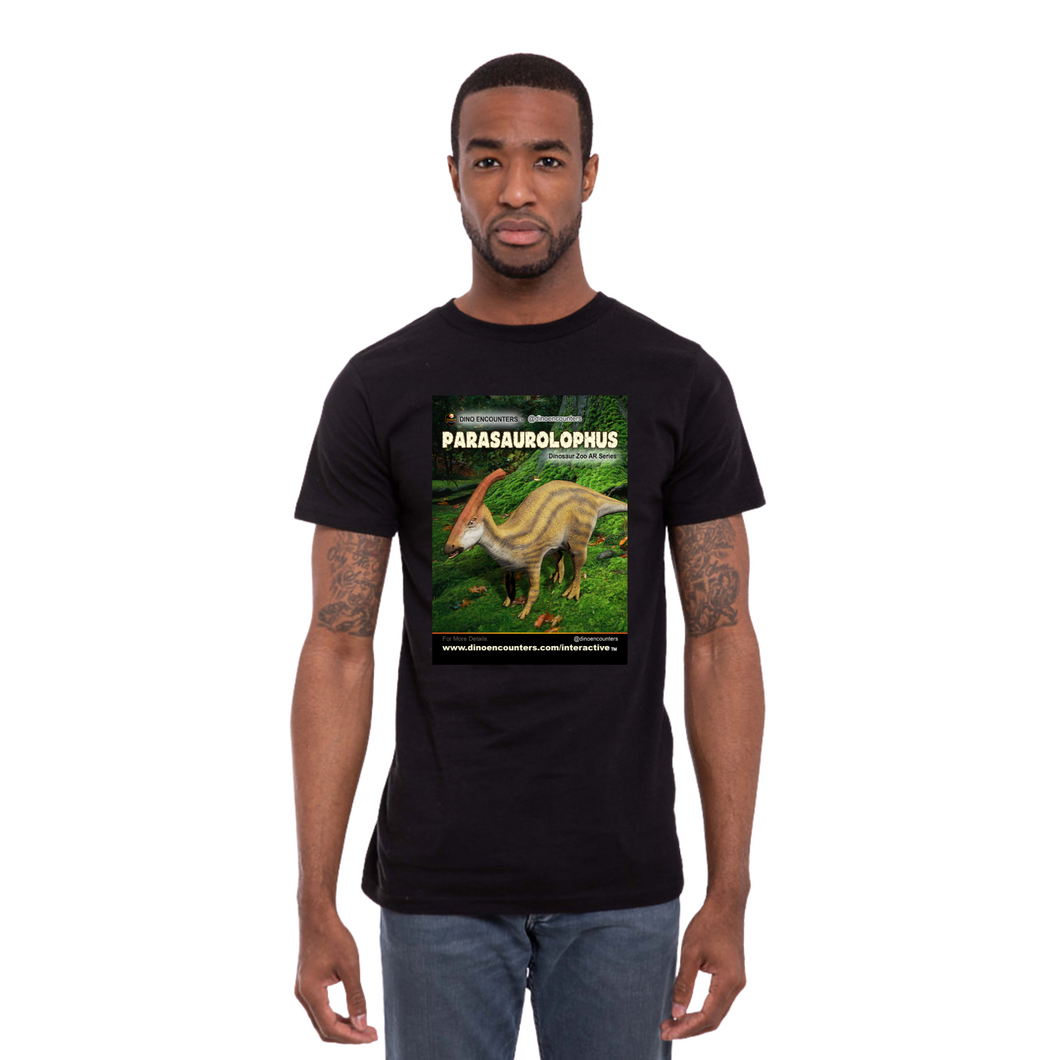 DinoEncounters Parasaurolophus Augmented Reality Dinosaur Men's T-shirt!