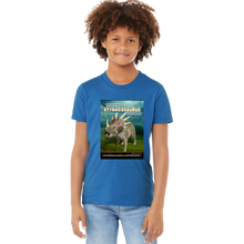 Load image into Gallery viewer, DinoEncounters Styracosaurus Augmented Reality Dinosaur Youth T-Shirt