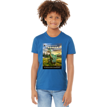 Load image into Gallery viewer, DinoEncounters Troodon Augmented Reality Dinosaur Youth T-Shirt