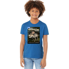 Load image into Gallery viewer, DinoEncounters Protoceratops Augmented Reality Dinosaur Youth T-Shirt