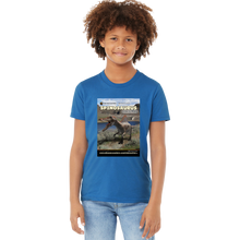 Load image into Gallery viewer, DinoEncounters Spinosaurus Augmented Reality Dinosaur Youth T-Shirt