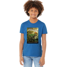 Load image into Gallery viewer, DinoEncounters Stygimoloch Augmented Reality Dinosaur Youth T-Shirt