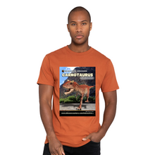 Load image into Gallery viewer, DinoEncounters Carnataurus Augmented Reality Dinosaur Men's T-shirt!