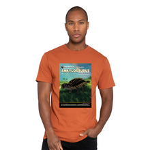 Load image into Gallery viewer, DinoEncounters Ankylosaurus Augmented Reality Dinosaur Men's T-shirt!