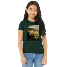 Load image into Gallery viewer, DinoEncounters Baryonyx Augmented Reality Dinosaur Youth T-Shirt