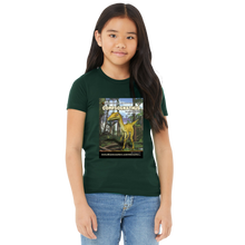 Load image into Gallery viewer, DinoEncounters Compsognathus Augmented Reality Dinosaur Youth T-Shirt