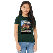 Load image into Gallery viewer, DinoEncounters Carnataurus Augmented Reality Dinosaur Youth T-Shirt