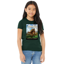 Load image into Gallery viewer, DinoEncounters Stegosaurus Augmented Reality Dinosaur Youth T-Shirt