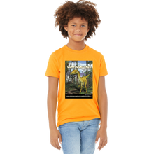 Load image into Gallery viewer, DinoEncounters Compsognathus Augmented Reality Dinosaur Youth T-Shirt