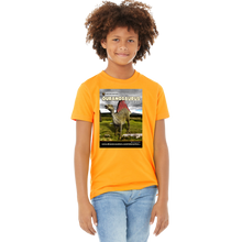 Load image into Gallery viewer, DinoEncounters Ouranosaurus Augmented Reality Dinosaur Youth T-Shirt