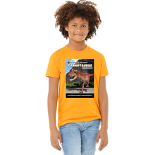 Load image into Gallery viewer, DinoEncounters Carnataurus Augmented Reality Dinosaur Youth T-Shirt
