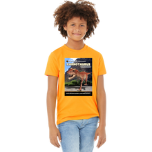 Load image into Gallery viewer, DinoEncounters Carnataurus Augmented Reality Dinosaur Youth T-Shirt