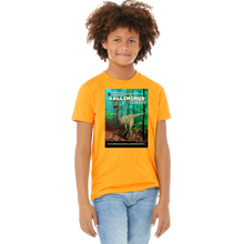 Load image into Gallery viewer, DinoEncounters Gallimimus Augmented Reality Dinosaur Youth T-Shirt