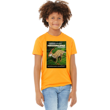 Load image into Gallery viewer, DinoEncounters Parasaurolophus Augmented Reality Dinosaur Youth T-Shirt
