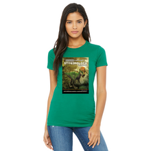 Load image into Gallery viewer, DinoEncounters Stygimoloch Augmented Reality Dinosaur Women's Fitted T-shirt