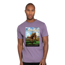 Load image into Gallery viewer, DinoEncounters Stegosaurus Augmented Reality Dinosaur Men's T-shirt!