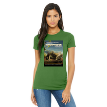 Load image into Gallery viewer, DinoEncounters Dimorphodon Augmented Reality Dinosaur Women's Fitted T-shirt