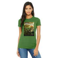 Load image into Gallery viewer, DinoEncounters Stygimoloch Augmented Reality Dinosaur Women's Fitted T-shirt