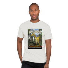 Load image into Gallery viewer, DinoEncounters Compsognathus Augmented Reality Dinosaur Men's T-shirt!