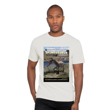Load image into Gallery viewer, DinoEncounters Spinosaurus Augmented Reality Dinosaur Men's T-shirt!