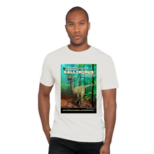 Load image into Gallery viewer, DinoEncounters Gallimimus Augmented Reality Dinosaur Men's T-shirt!