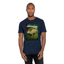 Load image into Gallery viewer, DinoEncounters Parasaurolophus Augmented Reality Dinosaur Men's T-shirt!