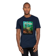 Load image into Gallery viewer, DinoEncounters Gallimimus Augmented Reality Dinosaur Men's T-shirt!