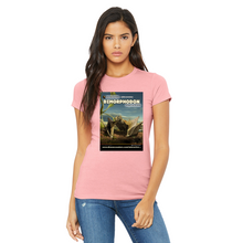 Load image into Gallery viewer, DinoEncounters Dimorphodon Augmented Reality Dinosaur Women's Fitted T-shirt