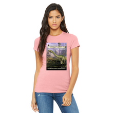 Load image into Gallery viewer, DinoEncounters Argentinosaurus Augmented Reality Dinosaur Women's Fitted T-shirt