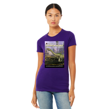 Load image into Gallery viewer, DinoEncounters Argentinosaurus Augmented Reality Dinosaur Women&#39;s Fitted T-shirt
