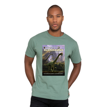Load image into Gallery viewer, DinoEncounters Alamosaurus Augmented Reality Dinosaur  Men's T-shirt!