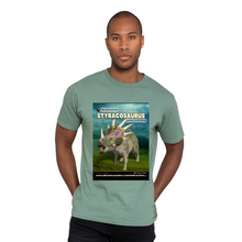 Load image into Gallery viewer, DinoEncounters Styracosaurus Augmented Reality Dinosaur Men's T-shirt!