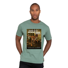 Load image into Gallery viewer, DinoEncounters Deinonychus Augmented Reality Dinosaur Men's T-shirt!
